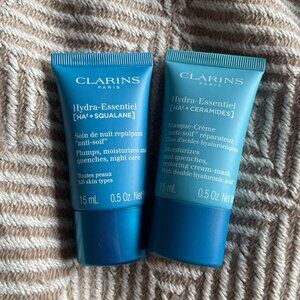Set 2 Clarins Hydra-Essentiel [HA²] Night 15 ml & Hydra-Essentiel Mask 15 ml
